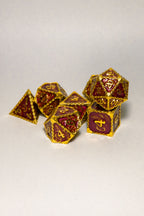 Set de 7 Dados Metálicos: Fancy Dragon