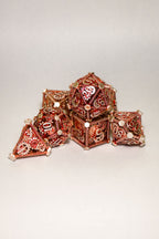 Set de 7 Dados Metálicos: Clockwork (Huecos)