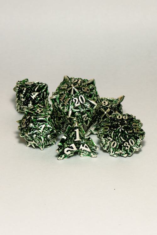 Set de 7 Dados Metálicos: 4Dragons