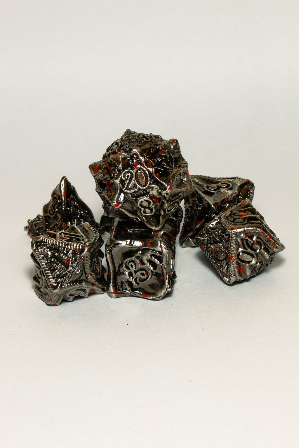 Set de 7 Dados Metálicos: Bloodthirst