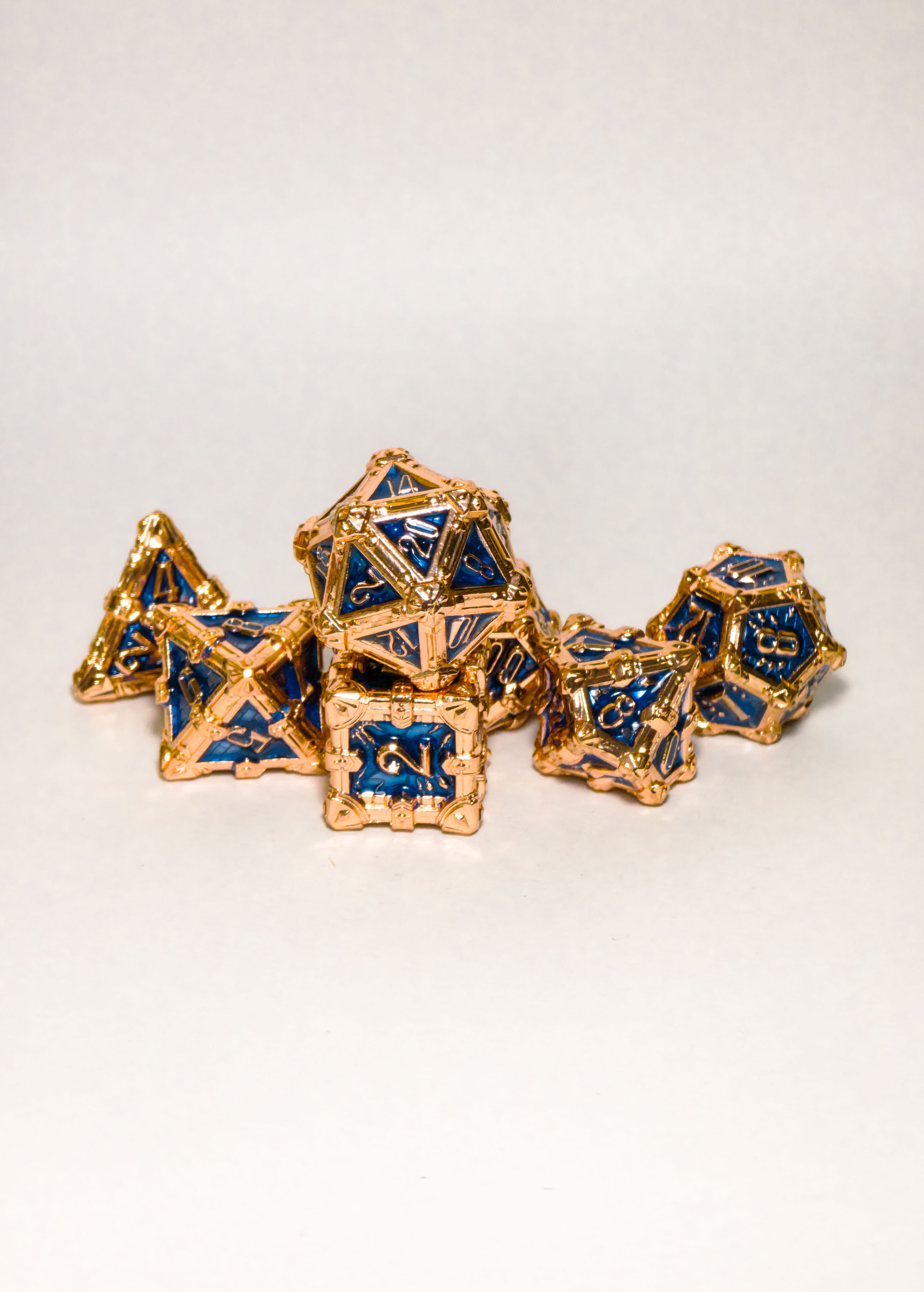 Set de 7 Dados Metálicos: Stronghold