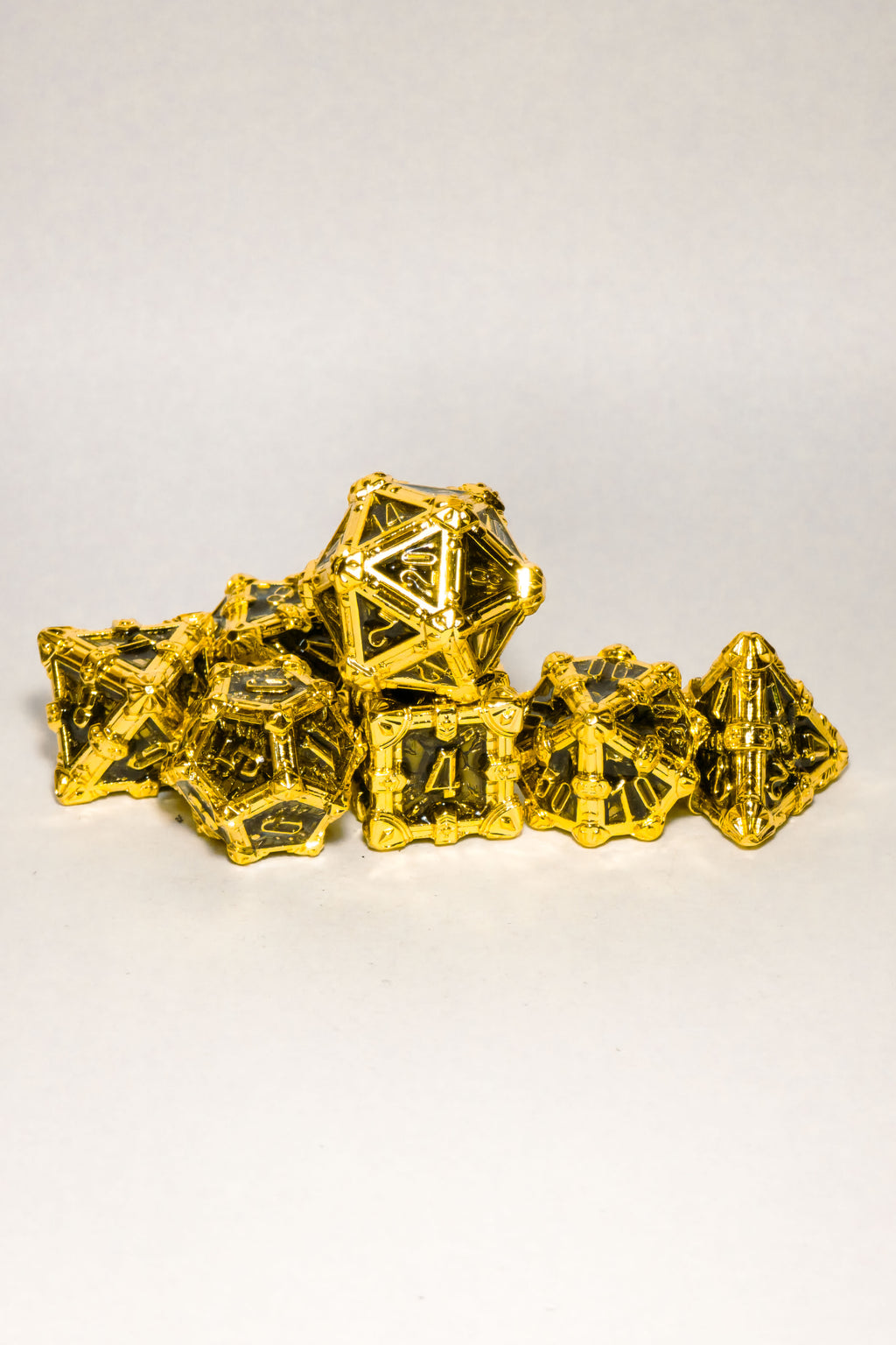 Set de 7 Dados Metálicos: Stronghold